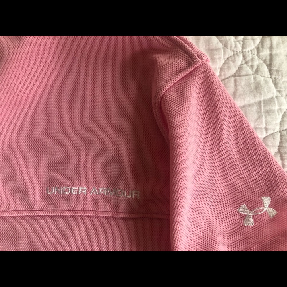 UA Womens Pink Ribbon Polo - Picture 5 of 14